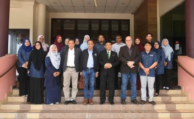 The representatives of UPM, UPLB, INSTIPER, and CIRAD met in Kuala Lumpur on 16-17 May 2023. © INTROP - UPM
